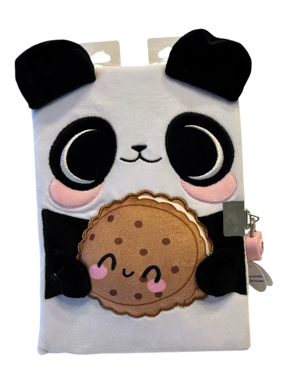 Claire's Panda and Cookie Journal with Lock and Keys